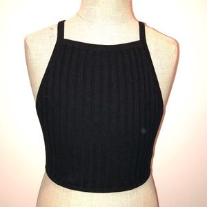 NWT BDG/NBD Black Hi-Lo Top